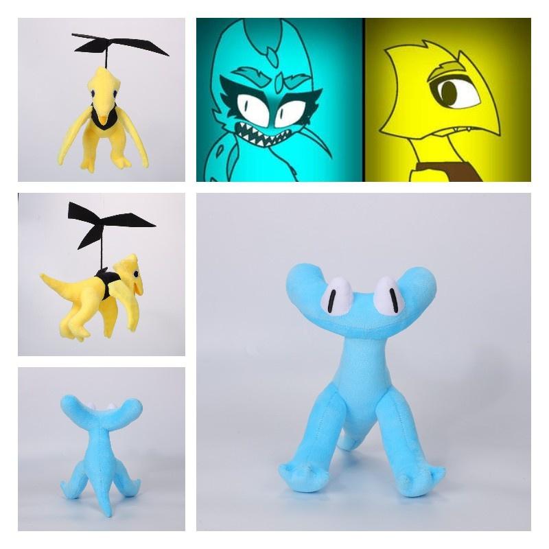 Rainbow Friends Chapter 2 Dinosaur Plush Toy Soft And Cuddly Short Plush Stuffed Animal By Jili