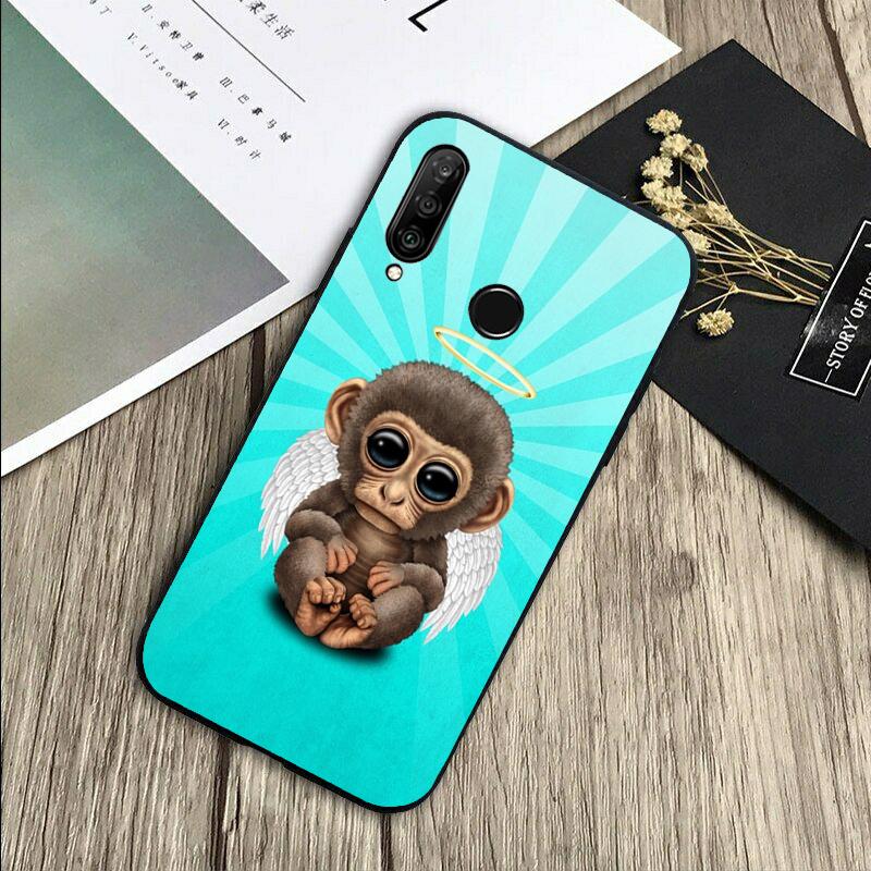 Monkey Gorilla Ape Baby For Huawei Nova 11 9 10 SE Y70 Y60 Y90 Y61 Y91 Y73 Y72 12i 11i 8i P30 P40 Lite P60 Pro Case