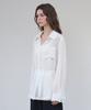 Micene Ureli See-Through Shirt-Skirt Set