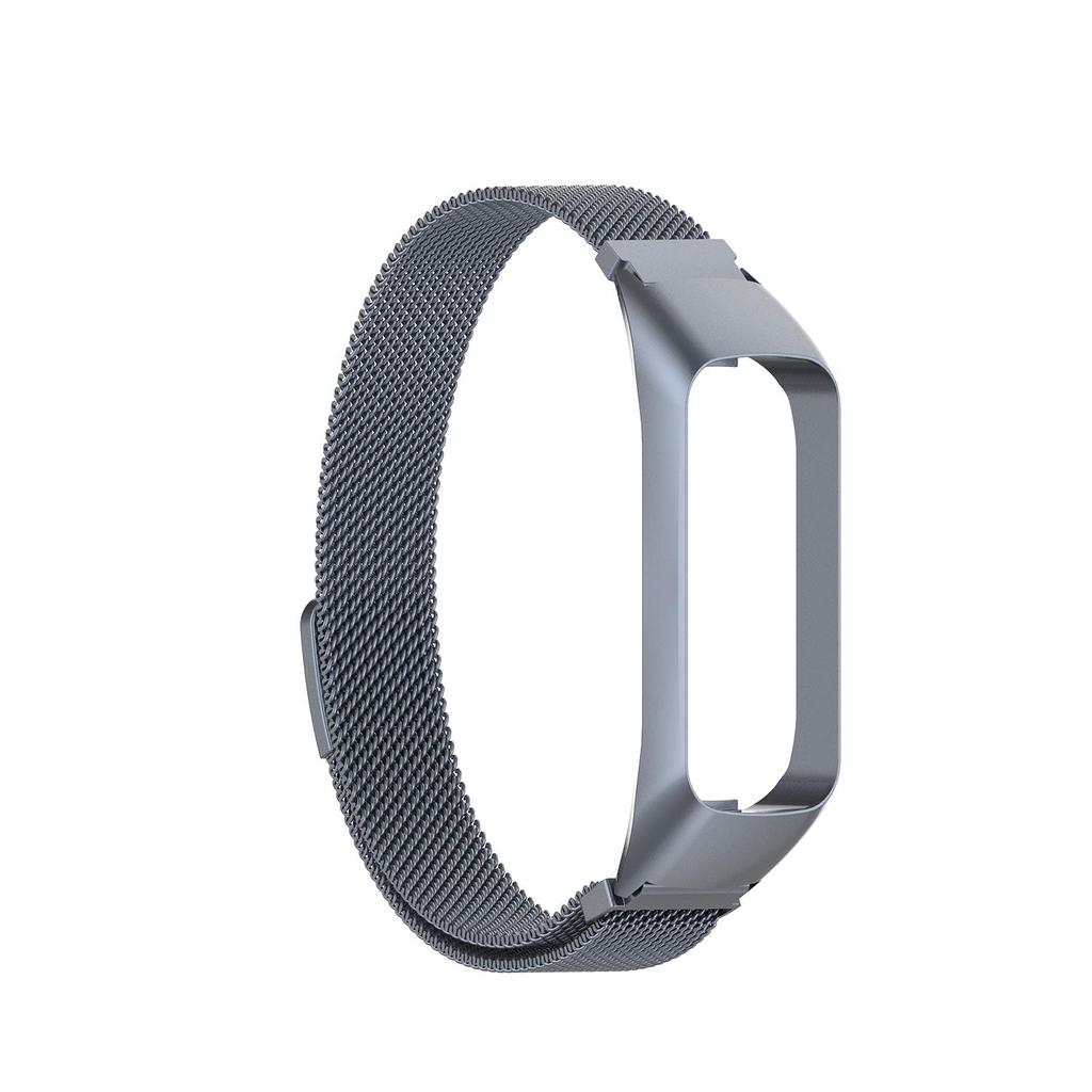 Milanaise-Armband für Samsung Galaxy Fit2 SM-R220, Edelstahlarmband