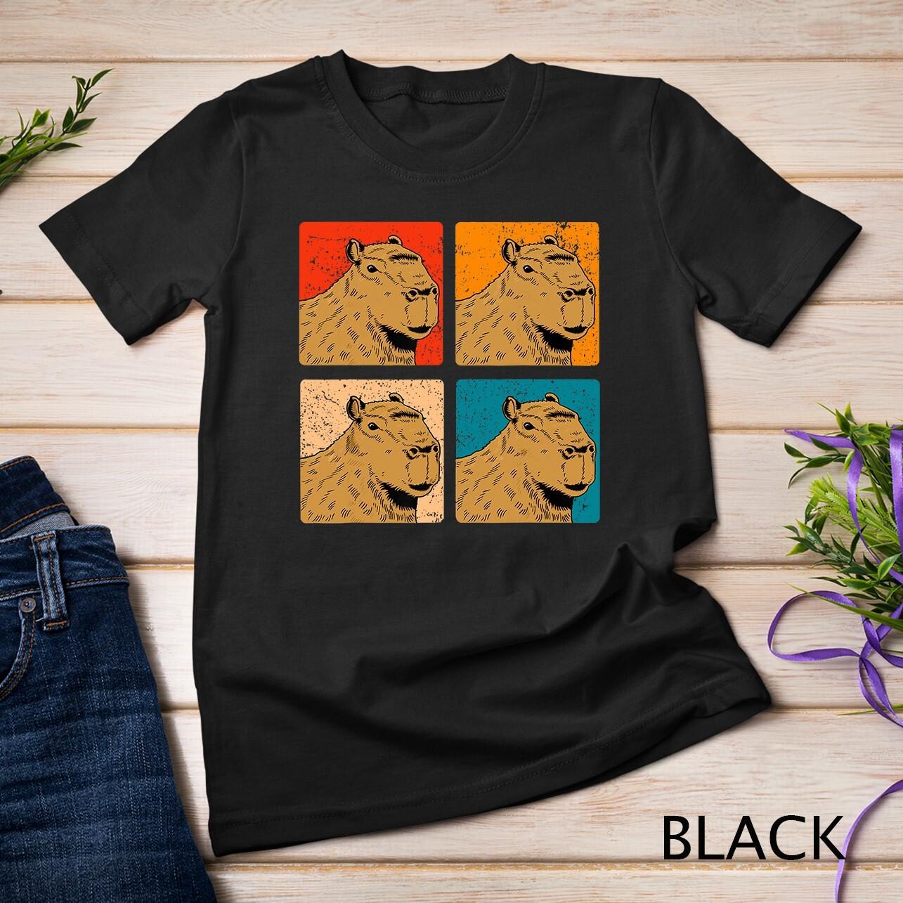 Capybara Cute Shirt Funny Capybara T-Shirt Mens Womens Tees Top Unisex T-Shirt Mens Womens Tees Top XL