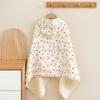 Four Layer Baby Gauze Bath Towel Cartoon Printed Infant Bathrobe Cartoon Cloak Towel  Shower Cloak
