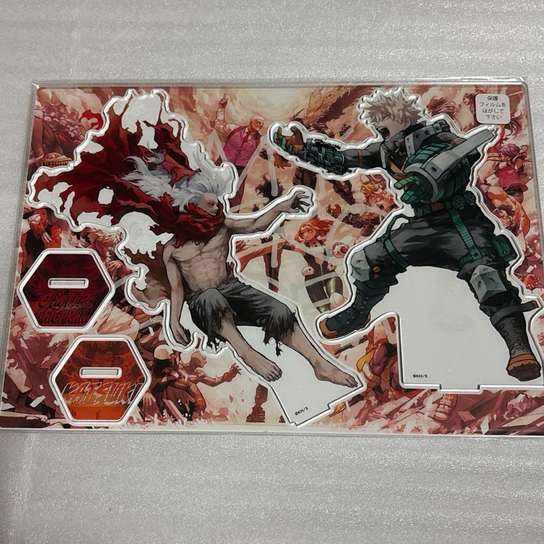 Used My Hero Academia Hero Academia Exhibition Katsuki Bakugou Shigara Kisuke MEGA Acrylic Stand