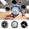 75mm Car Wheel Center Cap Hub Covers Badge Decor Accessories For Mercedes Benz W204 W124 W201 W202 W212 W220 W205 GLA CLA AMG