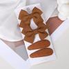 4Pcs/Set BB Clip Cute Bows with Hair Clips for Kid Girls  Spring New Handmade Hairpin Barrettes Headwear Hair Accessories