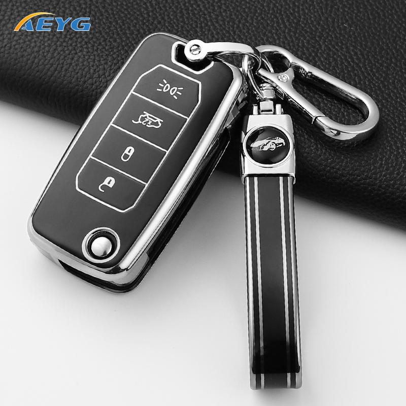 Fashion Tpu Car Key Cover Case Shell For Jeep Renegade Compass 4 Buttons Protected Holder Keyless Fob Bag