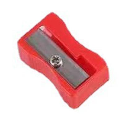 Manual Pencil Sharpener Plastic Efficient Safe Compact Pencil Sharpener for Class Office Random