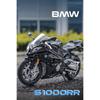 1/12 BMW S1000RR Diecast Motorradmodell Spielzeug Fahrzeugsammlung Motorrad Stoßdämpfer Offroad Motorrad Spielzeug Auto