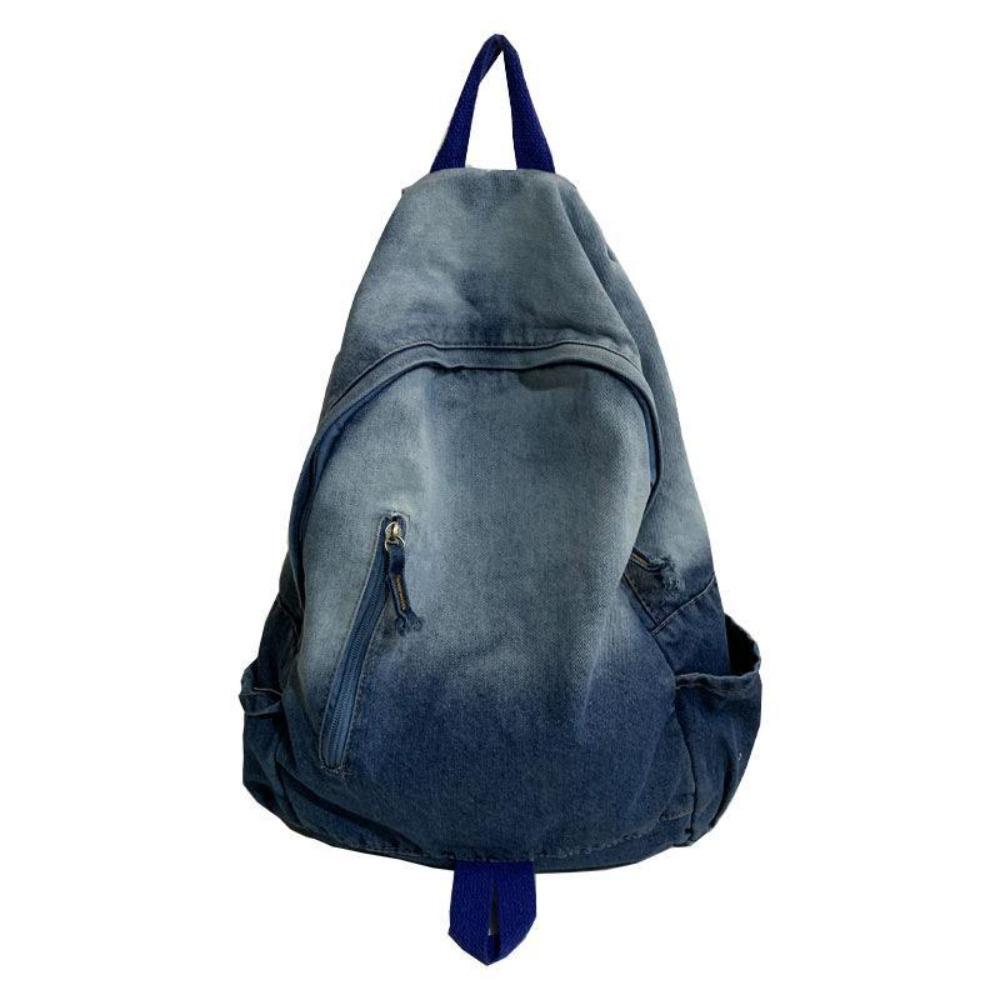 Rucsac Nou cu Model Stele din Denim Y2K Punk Student Ghiozdan Capacitate Mare Rucsac de Călătorie Studenți