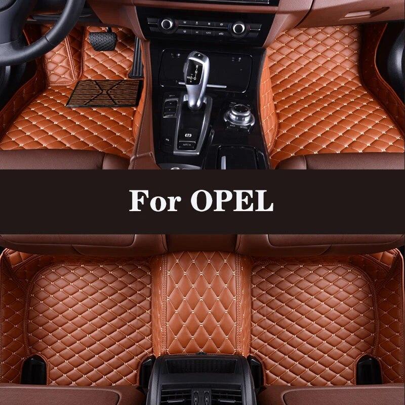 

HLFNTF Full Surround Custom автомобильный коврик для OPEL Astra Mocha Omega Grandland X Corsa Cascada Adam Insignia Zafira(5seat)