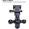 CZC AUTO Hitch Receiver Pin Lock, Trailer Receiver Lock With 5/8" Pin For Class III IV 2" And 2-1/2" Receiver, For Hitch Bike Rack Tray Ball Tow Rope