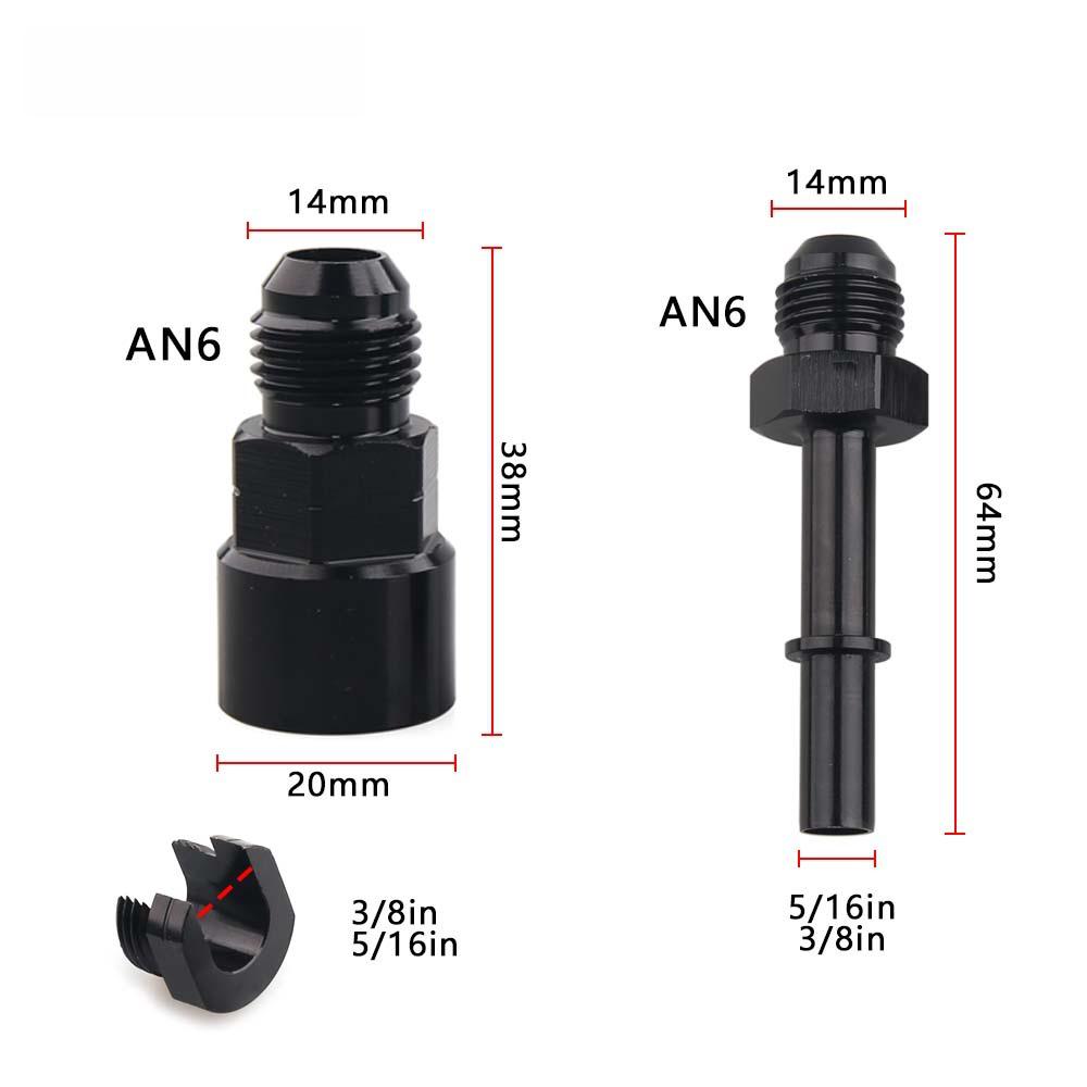 AN6/8 Fuel Distribution Manifold Fittings for LS LS1 LS3, 5/16 & 3/8 Hose