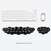 Ergonomic Cloud Silicone Gel Keyboard and Mouse Wrist Rest Set Clear Wrist Rest for Keyboard 60%/68%/75%