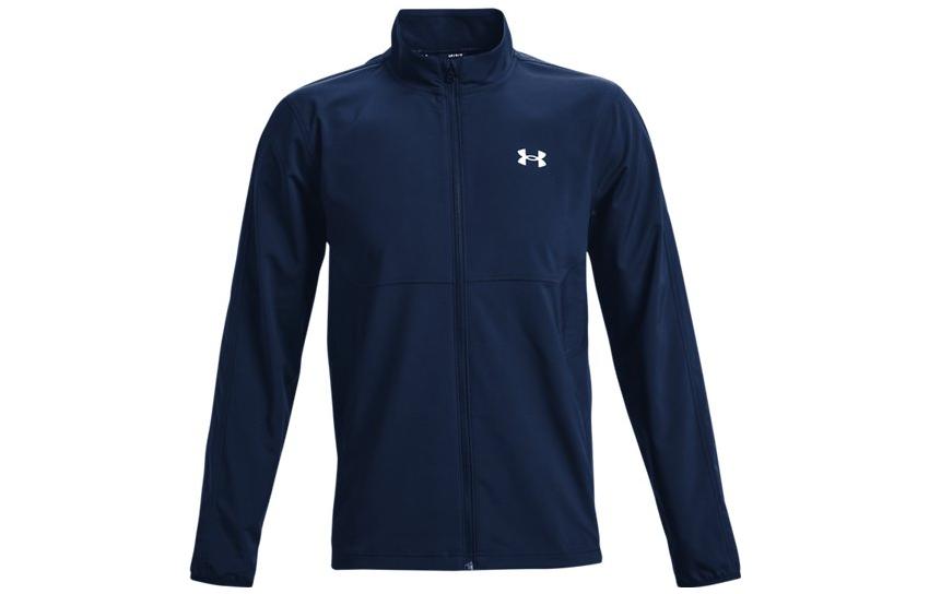 Under Armour Jackets Men s Dark Blue Stand Collar Moderate Other 1370157-408 M