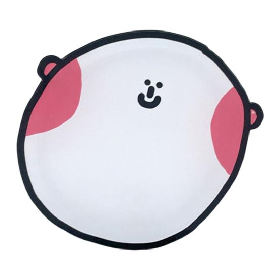Cartoon Acrylic Coasters Heat-resistant Cup Mats for Coffee Drinks Reusable Placemats for Home Kitchen Bar Restaurant Anti-slip Bowl Pad