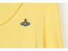 Korean Style V-Neck Saturn Embroidered Slim Knit Top for Women