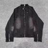 Broken Planet Embroidered Cardigan Denim Jacket Loose Straight Jeans Set Men Women Casual Outfit