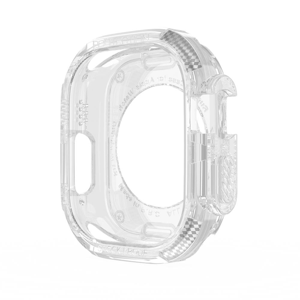 

Чехол из ТПУ для Apple Watch Ultra 49 мм, бампер без защитного экрана, защитная рамка, устойчивая к царапинам для iWatch Ultra2 Ultra/Ultra2 49mm слоновая кость
