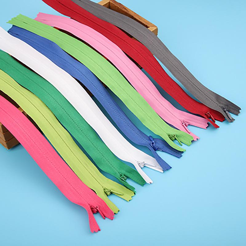 Sanli 25cm Invisible White Zipper for Cushion, Skirt, or Shorts (Single Pack)