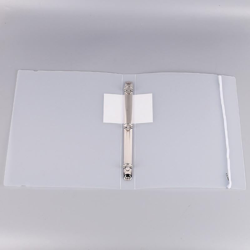 New Office Materials Storage Folder Loose Leaf Transparent Data Book File Organizer