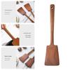 Nonstick Pan Wooden Spatula High Temperature Resistant Acacias Kitchen Tool Ergonomic Grip For Flipping Stirring Serving