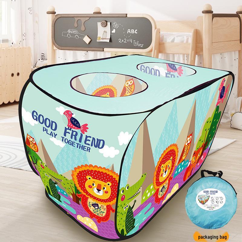 Children's Outdoor & Indoor Pop-up Play Tent - Cartoon Bus Theme