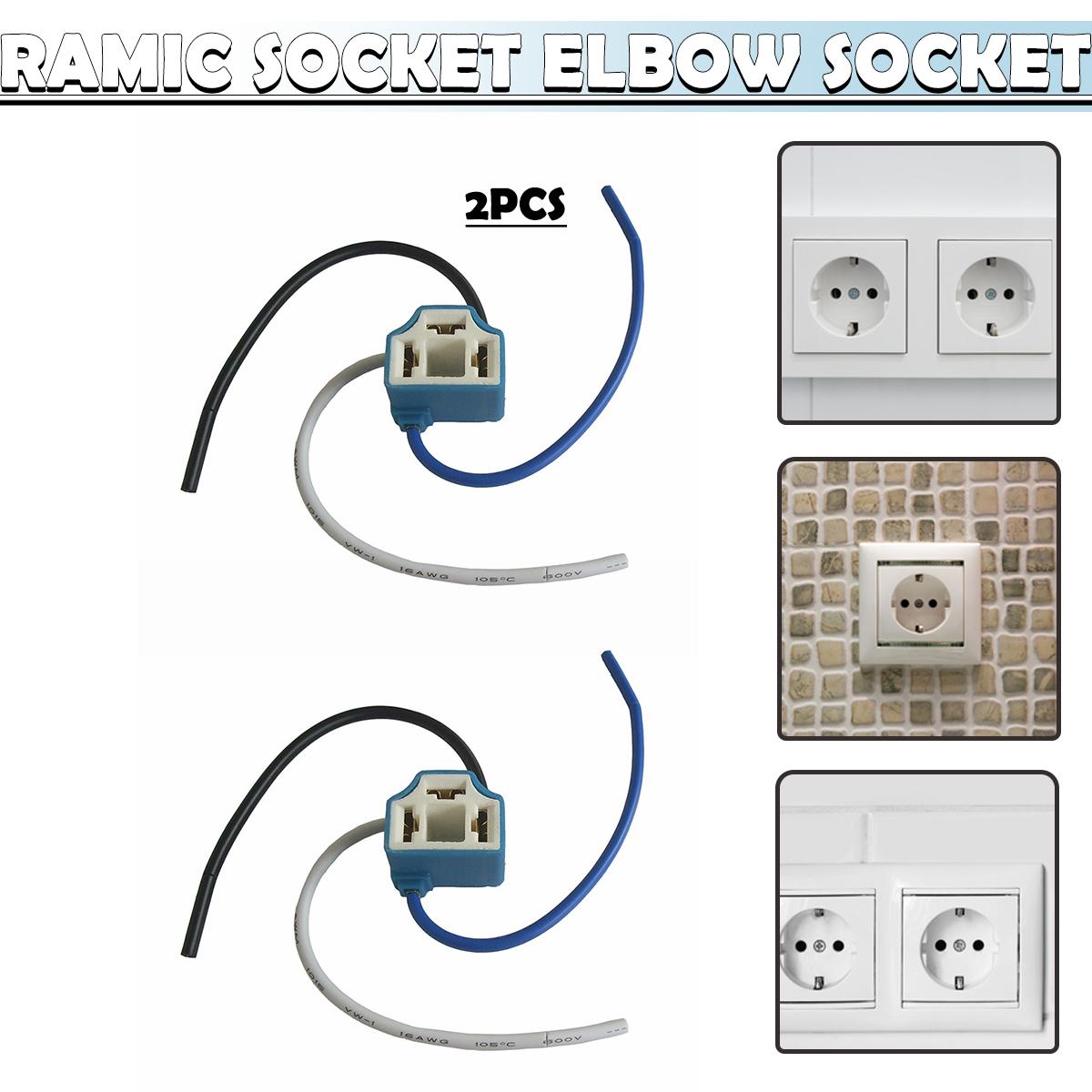 

PDTO 2 x H4 Керамические 3-контактные фары Ремонт держателя лампы Разъем для проводов