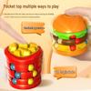 Fumede Hamburger Fidget Spinner Magic Bean Puzzle Toy