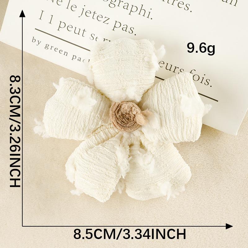 Computerstickerei Etikett Haarschmuck Accessoires Dreidimensionale Blumenaccessoires Aufnäher Aufkleber Spitze Blume Abzeichen Stickerei Stoffetiketten