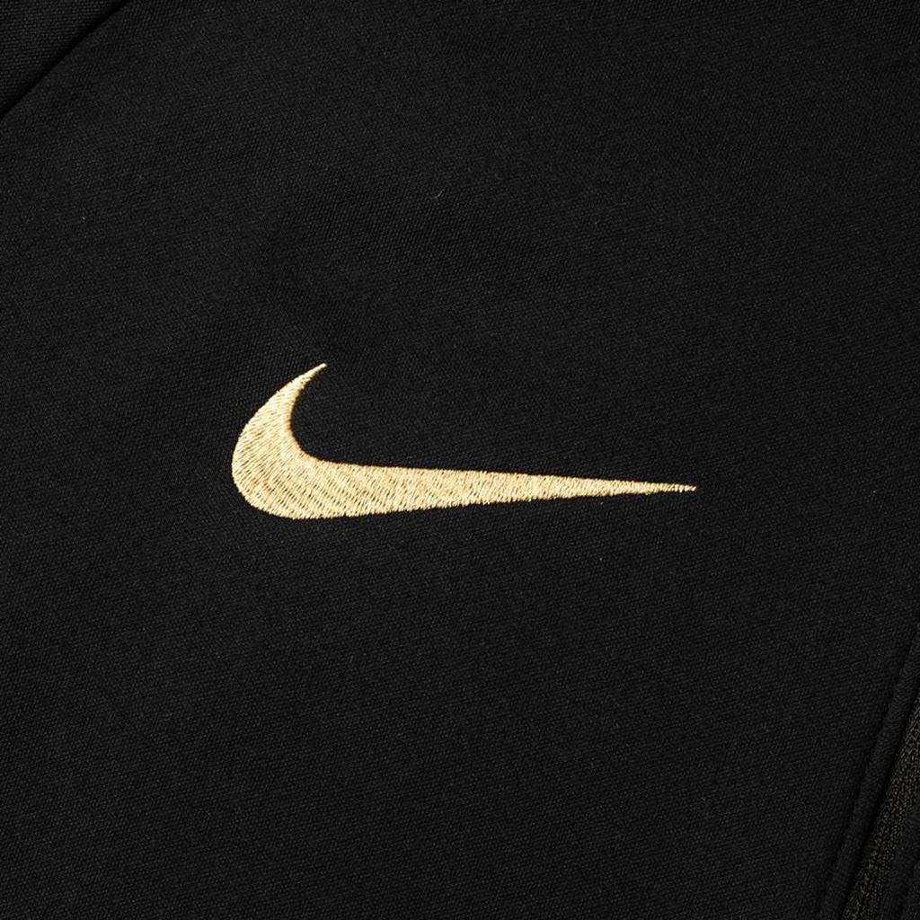 Nike Comfortable Sports Casual Zip Jacket Men jackets Black Gold 894365-013