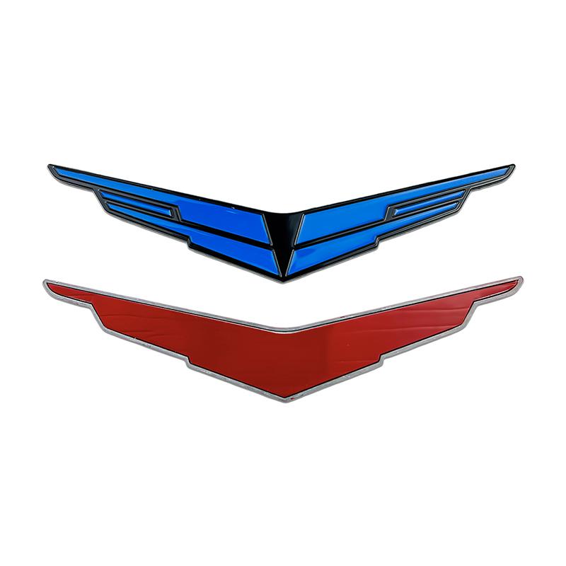 Modified Metal Wings Car Side Sticker Emblem for Cadillac ATS BLS CT5 CT6 CTS ESCALADE SLS SRX STS XT4 XT5 XTS Rear Trunk Badge tbhgm88