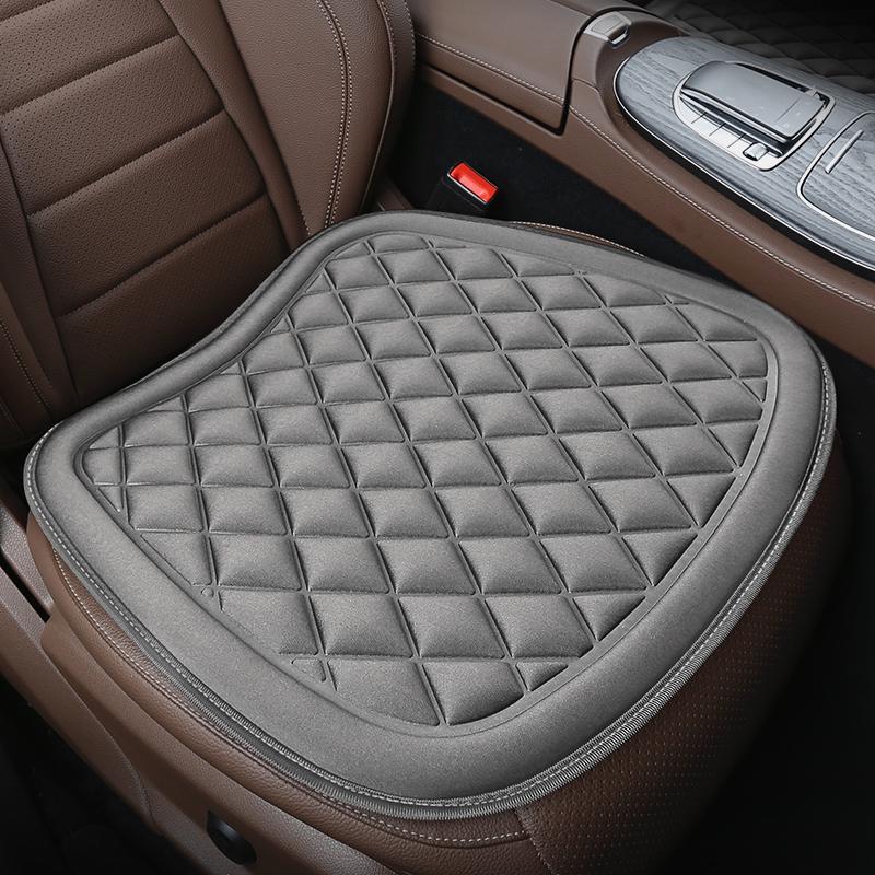 All-Season Universal Car Seat Cushion - Breathable, Anti-slip Ice Silk Cover for Rear Seats
