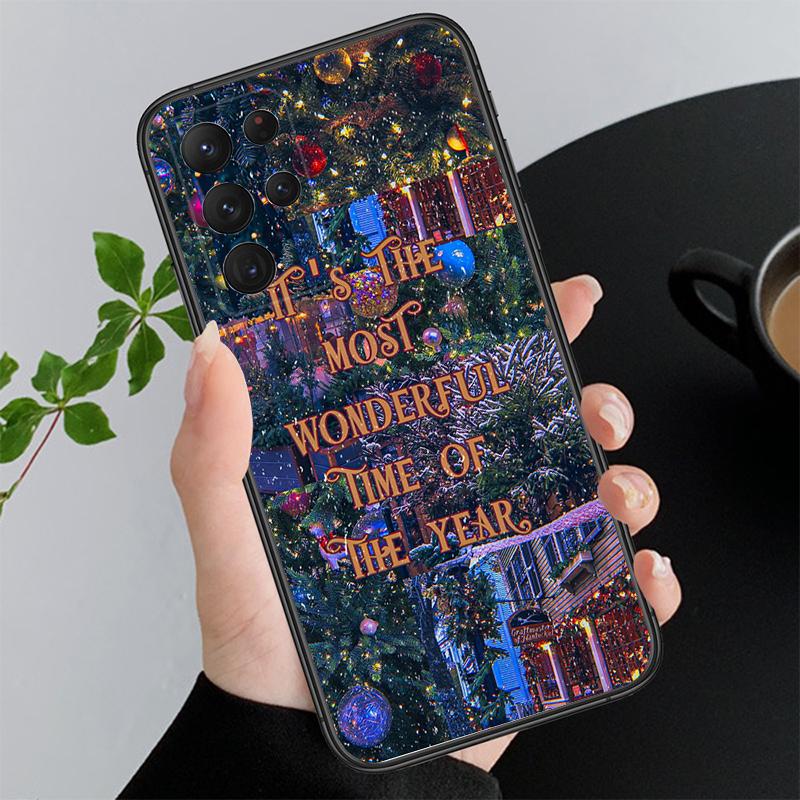 Christmas Tree Ball Phone Case For Samsung A55 A16 A56 A36 A35 A15 A53 A54 A33 A34 A25 A05S A52 A52S A14 A24 A26 A71