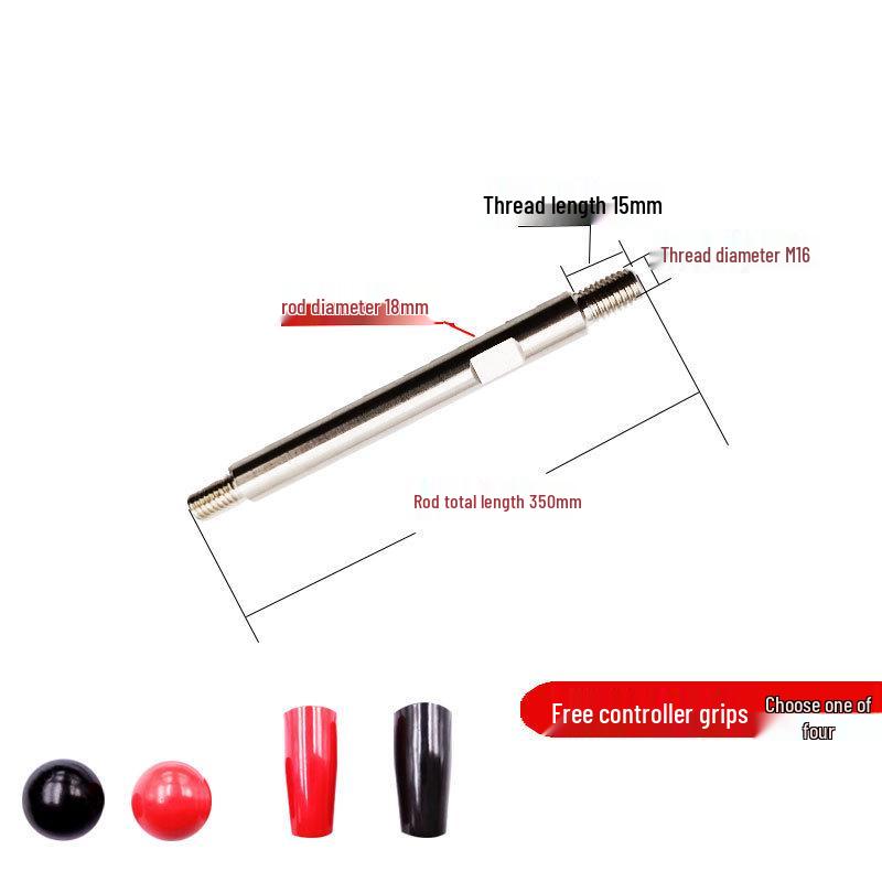 Double-Ended Threaded Stainless Steel Drill Handle Lever