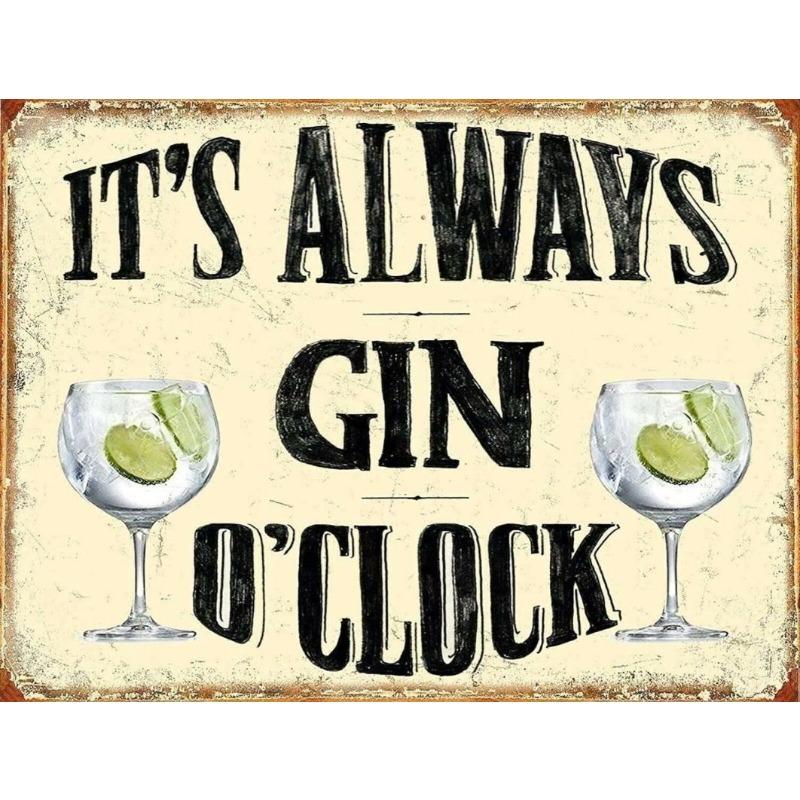 Retro Beer Metal Wall Art 20x30cm