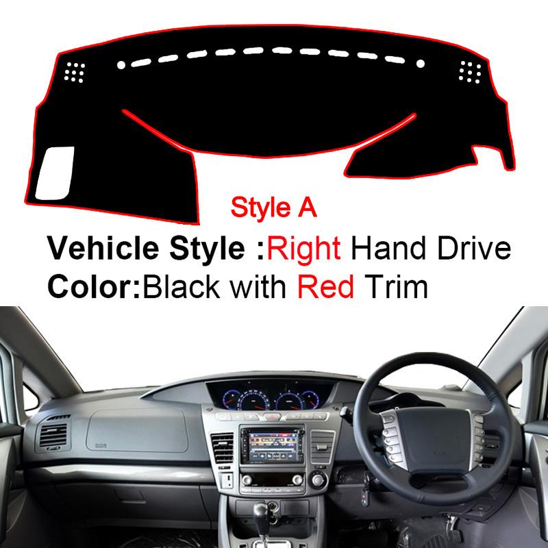 Car Inner Dashboard Cover For Ssangyong Rodius 2007 - 2018 Auto Dash Mat Carpet Cape Sun shade Dashmat Pad