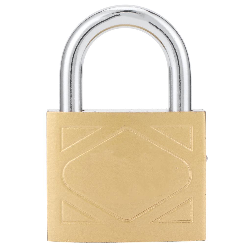 Vorhängeschloss für den Außenbereich mit 3 Schlüsseln, mitteldickes Vorhängeschloss aus Messingeisen für Türschränke(40mm )