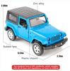 Carros Modelo Diecast Carros de Brinquedo, Wrangler 1:Carro de brinquedo retrátil em liga de escala 32 com brinquedo de som e luz para meninas e meninos brinquedos infantis