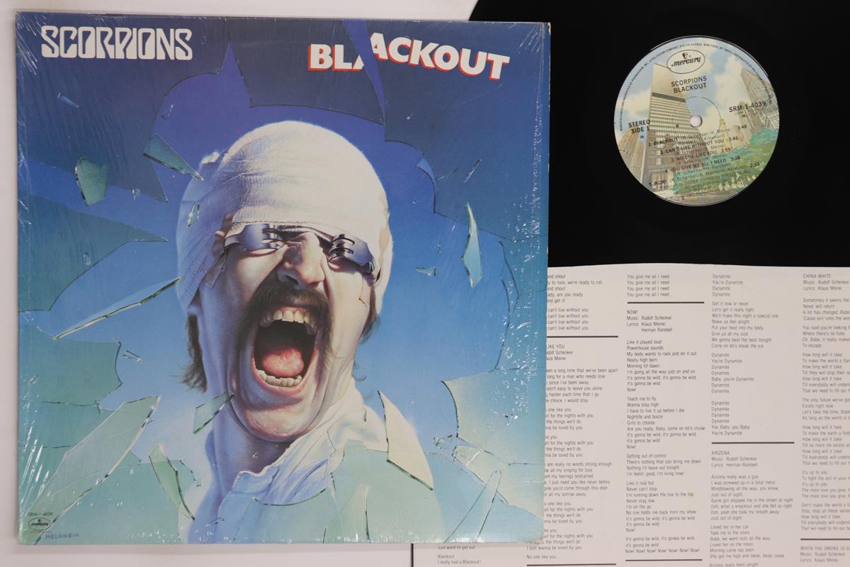 

LP Record SCORPIONS Blackout SRM14039 MERCURY 1982 US Metal Used