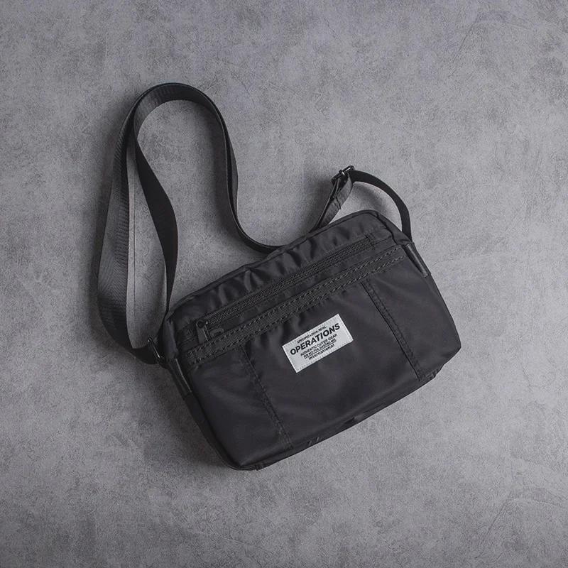 

Мужская повседневная сумка через плечо из ткани Оксфорд: Новый тренд в американской уличной моде. Small чёрный