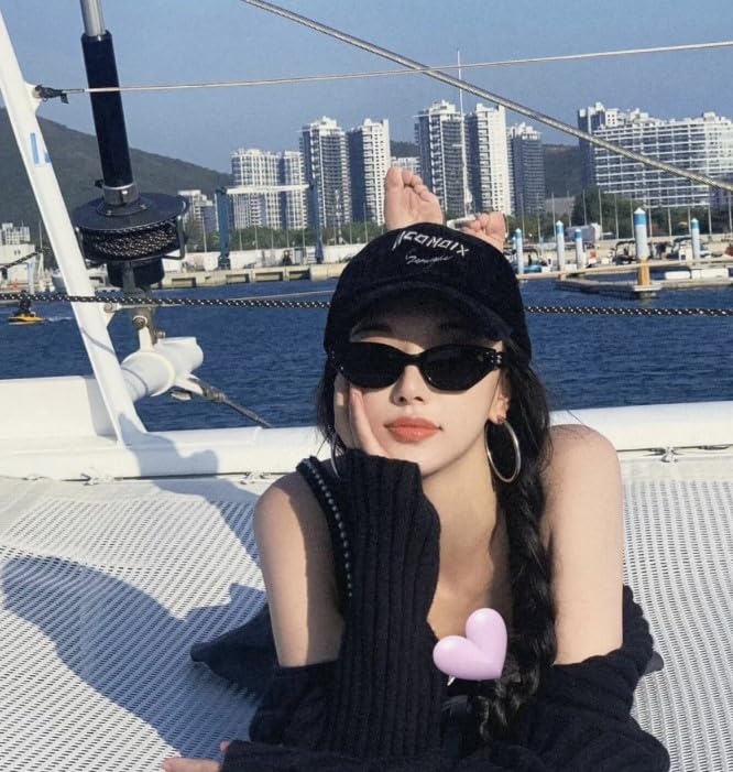 REONAS Polarized Cool and Cat Eye UV400 Slimming for and Size 4 Women's Sunglasses, Fashionable, Sporty, Frame, Protection, Face, Driving, Travel,