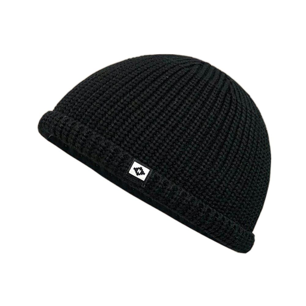 Soft Knitted Hat Windproof Hip Hop Hat Autumn Winter Hat Thickened Cold Cap Warm Bonnets Outdoor Pullover Hat