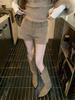 Women's High-Waisted Retro Khaki Wool Shorts - Winter Hip-Hugging A-Line Casual Straight Leg Pants