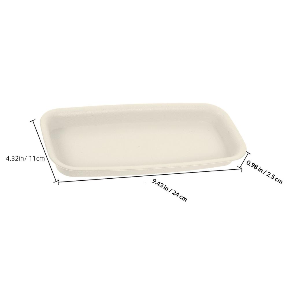 3Pcs Professional Flowerpot Water Trays Sturdy Plastic Gardening Flowerpot Bottom Trays Anti-Leakage Plant Pot Water Plates