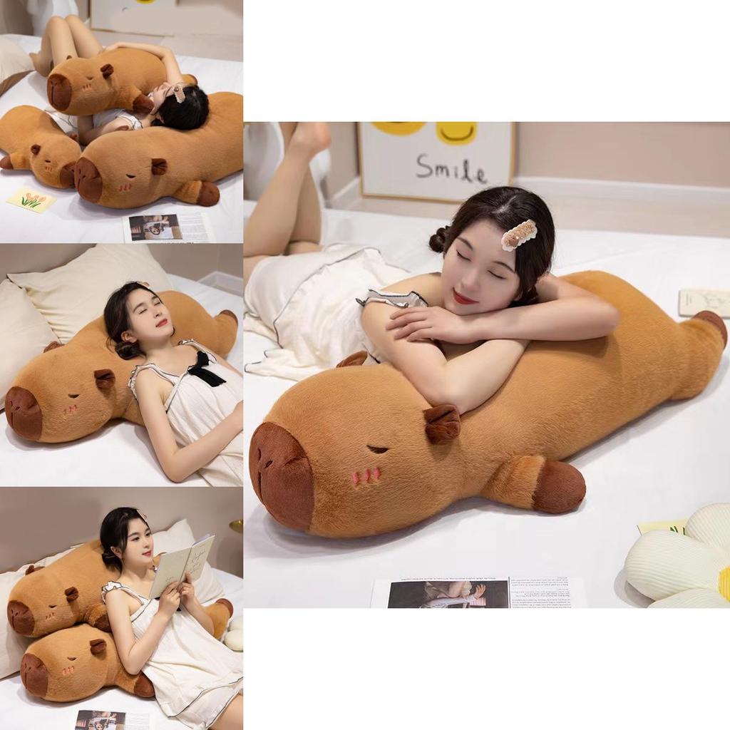 Adorable Capybara Plush Doll Soft Toy Cozy Pillow For Relaxing Comfort At Home
