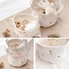 Storage Basket Soft Texture Wide Application Cotton Assorted Cartoon Organizer Box Household Supplies