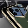 Leather Ultra-Thin Camera Height Enhancement Lens Phone Case for iPhone 17 Pro Max iPhone17 Pro Camera Protect Cover