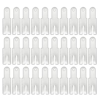 Y-Shaped Nickel Strip Battery Combination Spot Weld Steel Strap Strip Sheets 100pcs For Battery Pack Nickel Plated