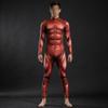 FormFitting Muscle Print Jumpsuit | OnePiece Style, Front Zipper Closure, with