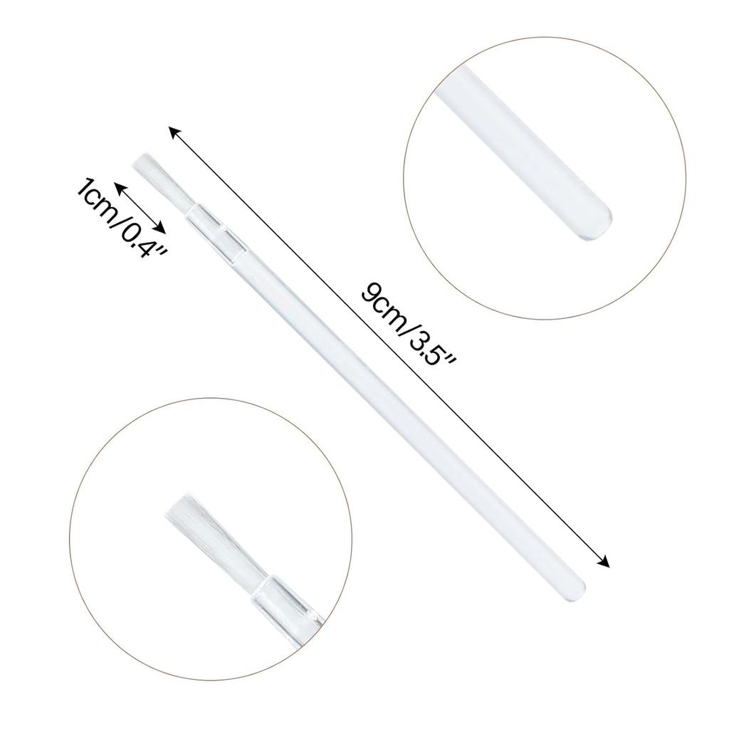 G2PLUS Lip Brushes, 50Pcs Disposable Lip Gloss Wands, Portable and No-Clean Lipstick Applicator, Nail Polish Brushes Makeup Tool for PYO Cookie